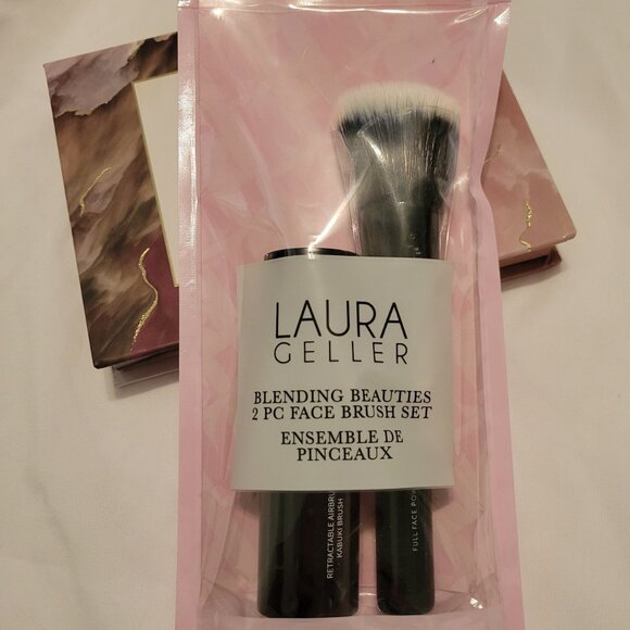**SOLD**LAURA GELLER The Best of the Best Baked Palette-Full Size 2 New Brushes - Picture 3 of 8